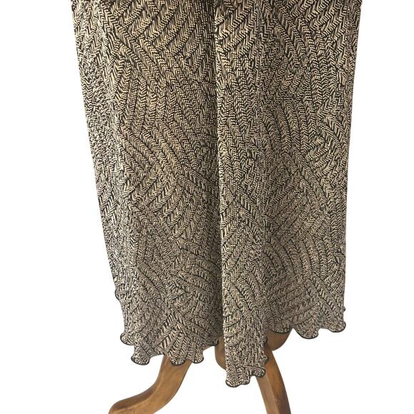 Connected Apparel dress, black/tan, NWT, classic, feminine, elegant, travel - Picture 6 of 9